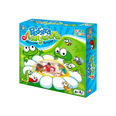 Настольная игра Игродром Ребята Лягушата 1Toy Т16688 1
